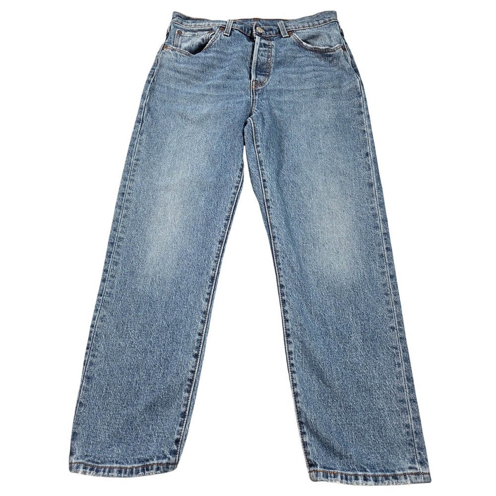 Levis 501 Original Fit Jeans Mens W29 L26 Blue Medium Wash Denim  Button Fly
